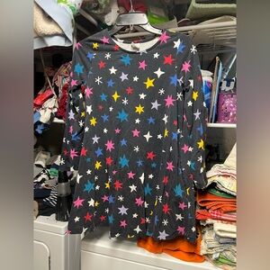 Sz10 Hanna Andersson Colorful Star Pattern Dress